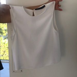 Zara top with open back